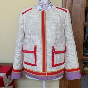 Tory Burch | Tweed Piped Blazer